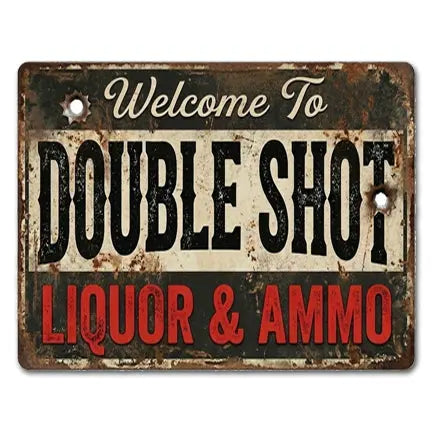 Double Shot Sign - 18" X 24" Insight To Man