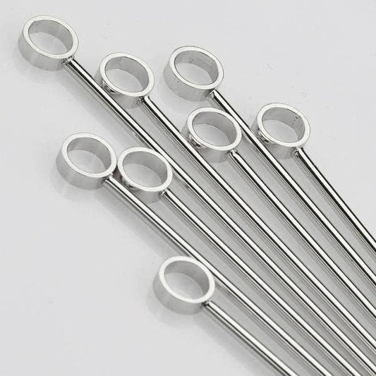 Silver Cocktail Picks