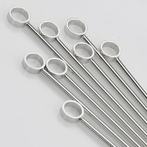 Silver Cocktail Picks
