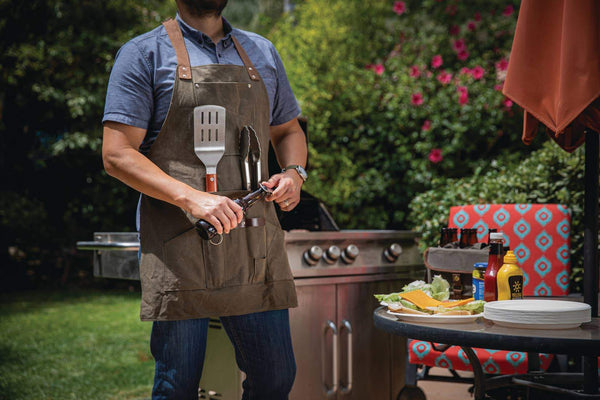 Grilling/BBQ Apron with Tools & Bottle Opener Picnic Time