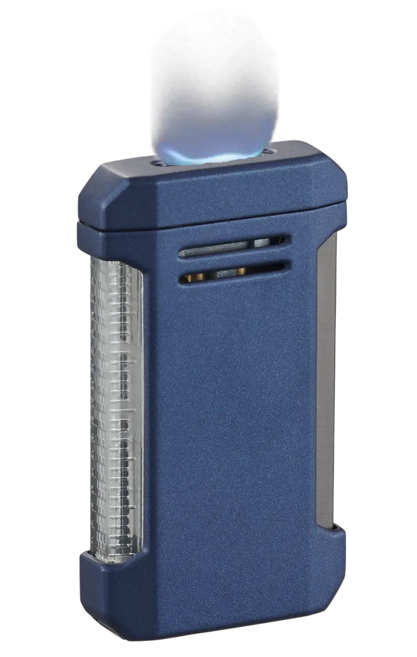 Flat Torch Flame Lighter with Cigar Punch Insight To Man