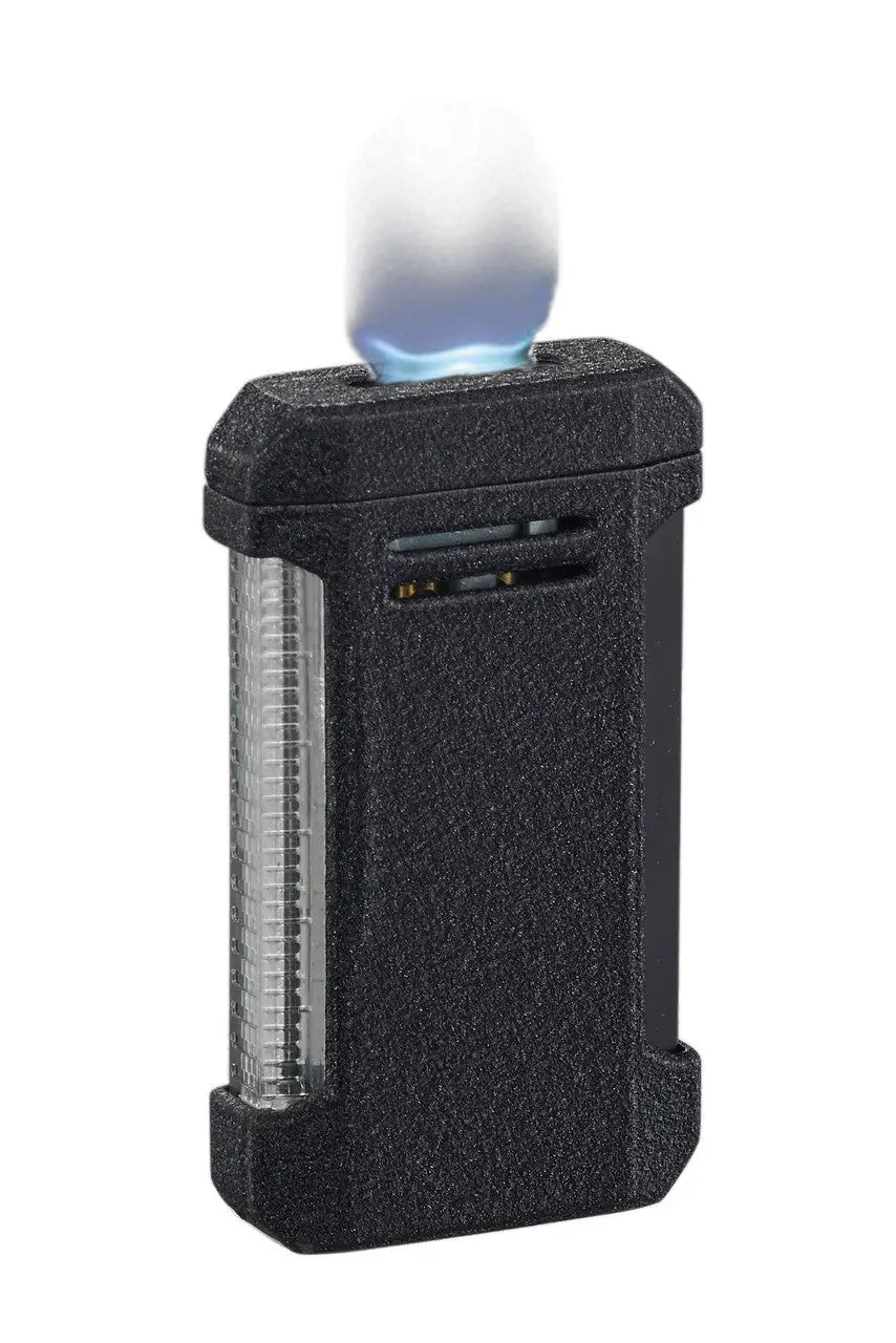 Flat Torch Flame Lighter with Cigar Punch Insight To Man