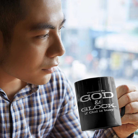 God and Glock 11 oz. Mug Insight To Man