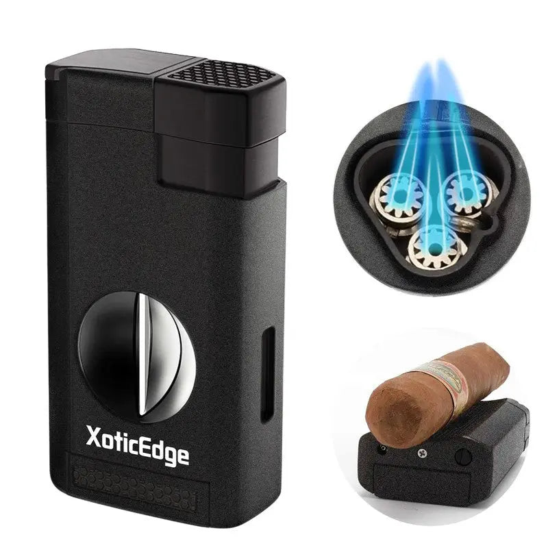 Lumina Torch w/ V-Cut (Black Stone) Prestige Imports