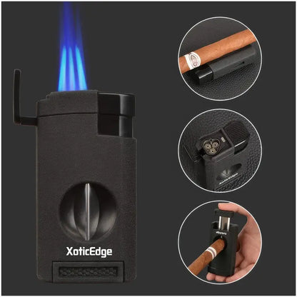 Lumina Torch w/ V-Cut (Black Stone) Prestige Imports