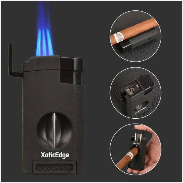 Lumina Torch w/ V-Cut (Black Stone) Prestige Imports