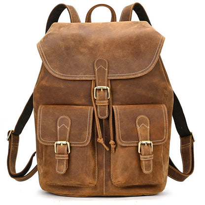 15 Inch Leather Laptop Backpack Insight To Man