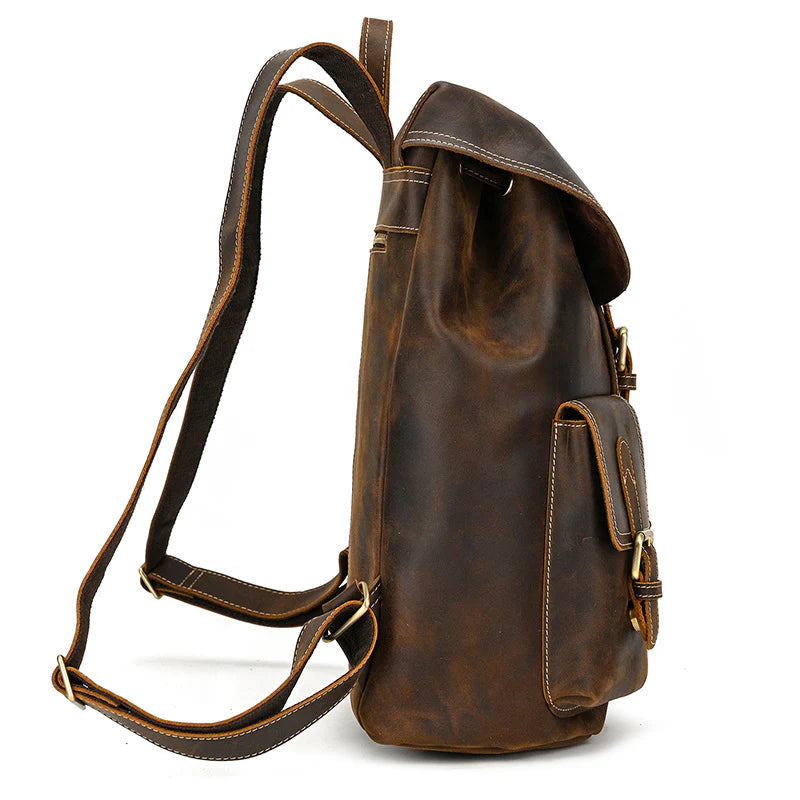 15 Inch Leather Laptop Backpack Insight To Man