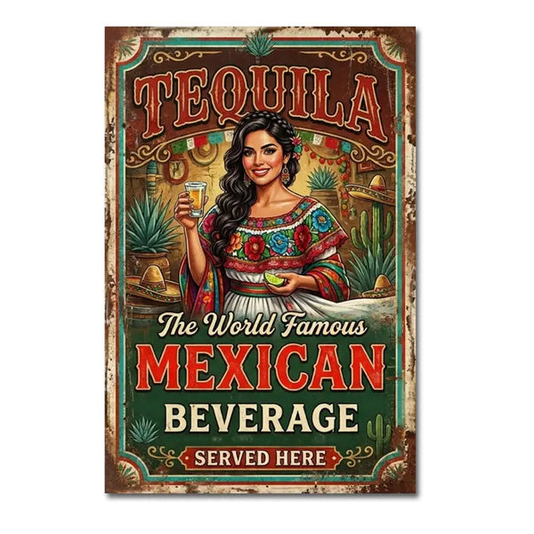 Tequila Served- 12" X 18" Insight To Man