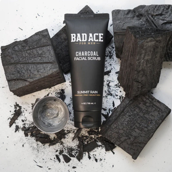 BAD ACE Charcoal Daily Face Scrub - Summit Rain Bad Ace