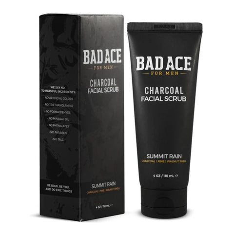 BAD ACE Charcoal Daily Face Scrub - Summit Rain Bad Ace