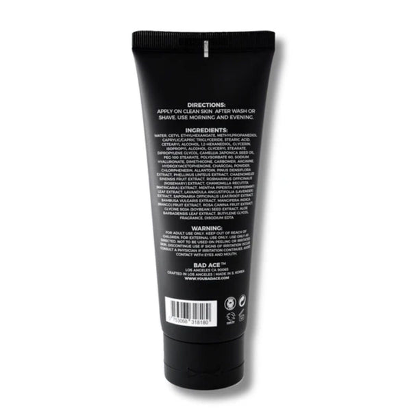 BAD ACE Charcoal Face Moisturizer - Summit Rain Bad Ace