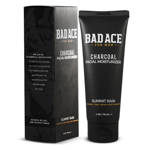 BAD ACE Charcoal Face Moisturizer - Summit Rain Bad Ace