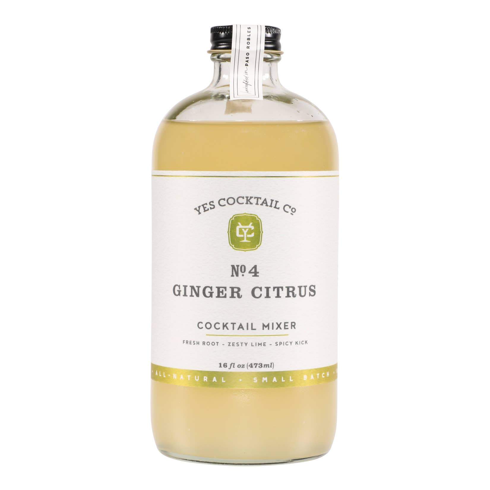 Cocktail Mixer - Ginger Citrus Yes Cocktail Co.