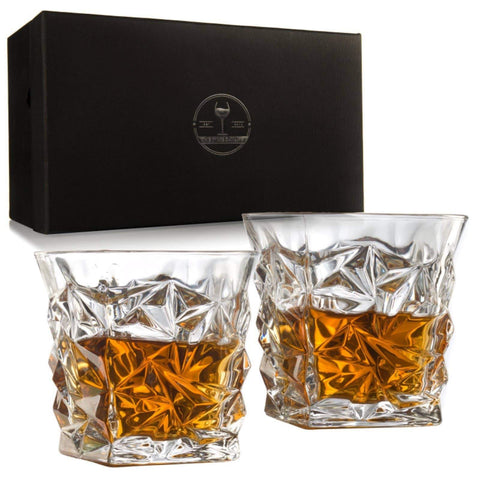 Diamond Luxury Elegant Whiskey Glasses The Wine Savant