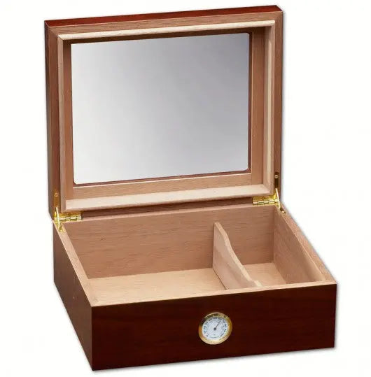 Glasstop Cherry Humidor Insight To Man