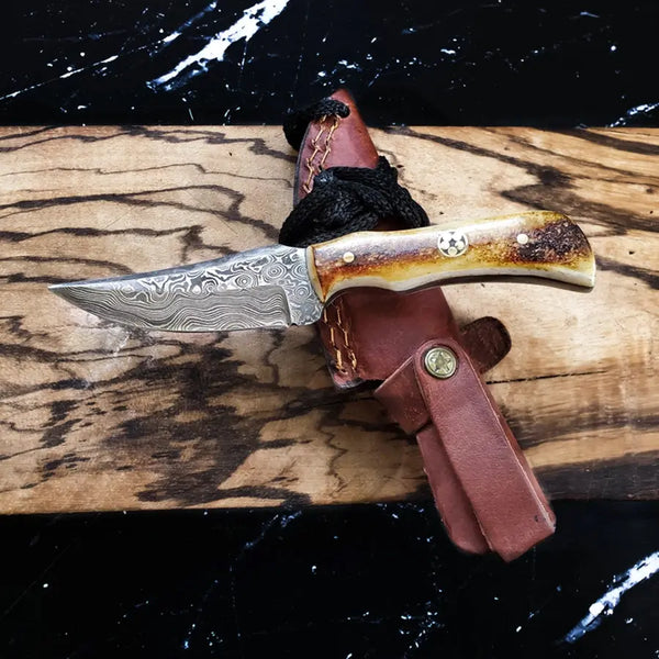 Knife TD-178 Burnt Bone Insight To Man