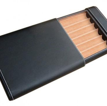 Leather Cigar Travel Case Prestige Imports