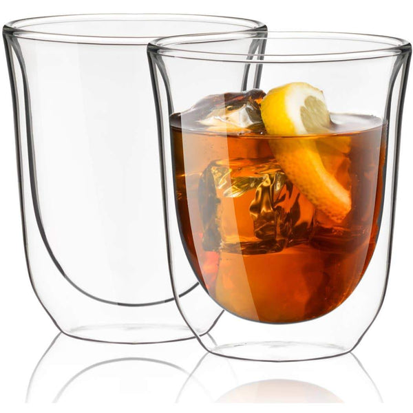 Levitea Double Wall Glasses 8.4 Oz Set of 2 Joy Jolt