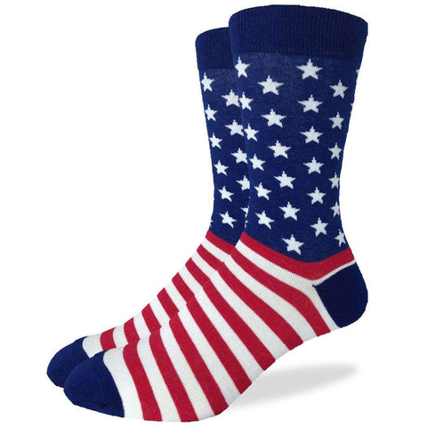 Men's American Flag Socks Good Luck Socks