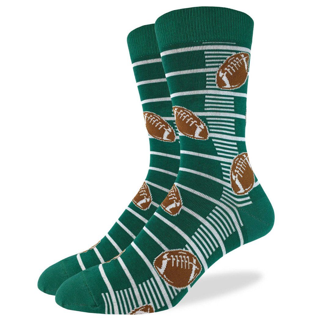 Men's Big & Tall Football Socks Good luck Socks