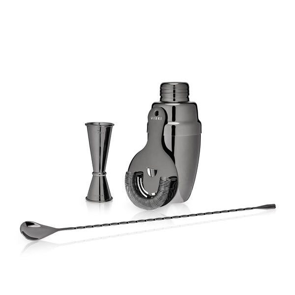 Mixologist Barware Set -  Gunmetal Finish Viski