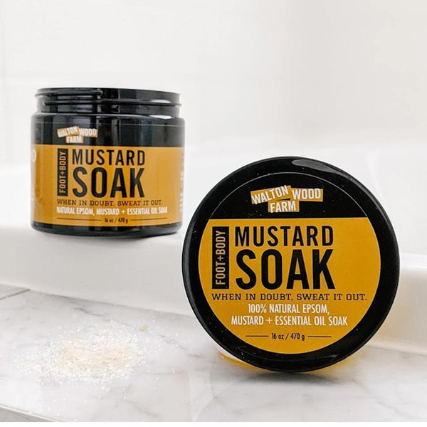 Mustard Foot & Body Soak Walton Wood Farm