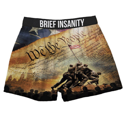 We The People Boxer Shorts Brief Insanity