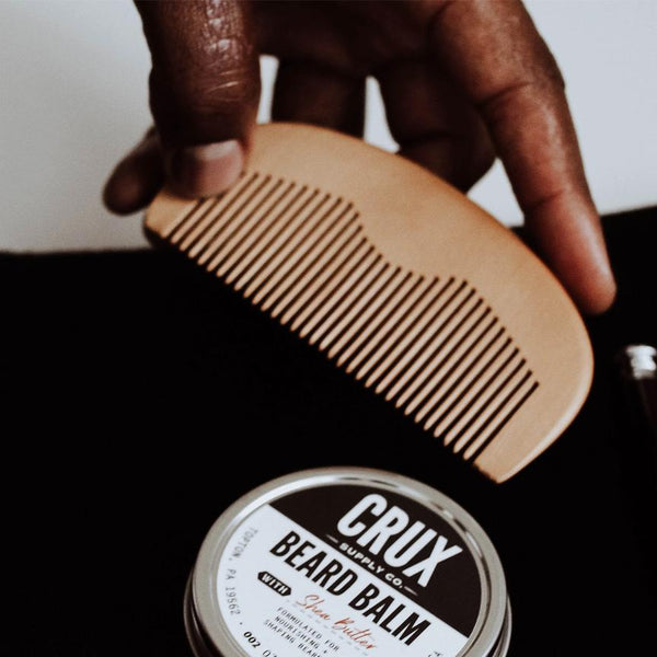 Wooden Beard Comb Crux Supply Co.